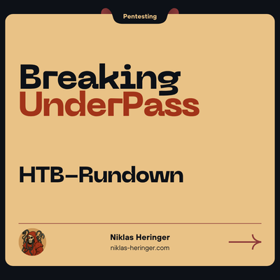 My UnderPass Runthrough - Learnings