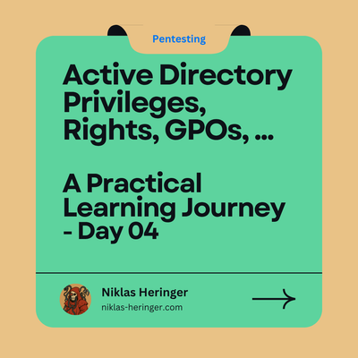 Active Directory Journey Day Four: Rights, Privileges, GPOs and a Whole Lot More