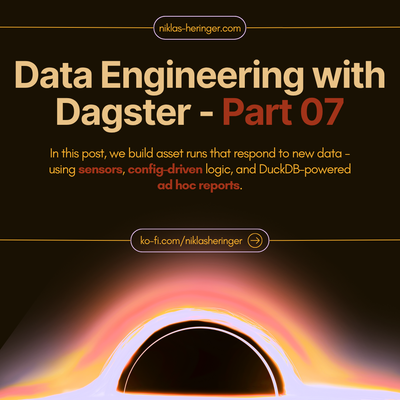 Data Engineering With Dagster Part Seven – Event-Driven Pipelines with Sensors